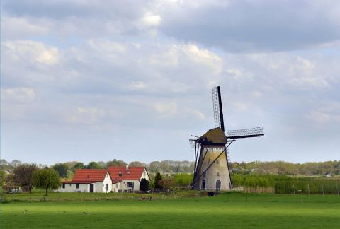 Poldermolen De Marsch bij Lienden