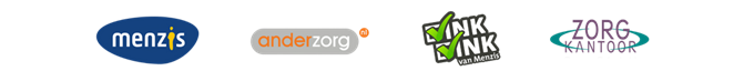 Logos Menzis, Anderzorg, VinkVink, zorgkantoor