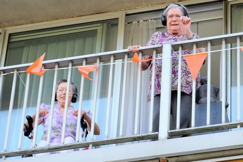 Balkon Beweegdag