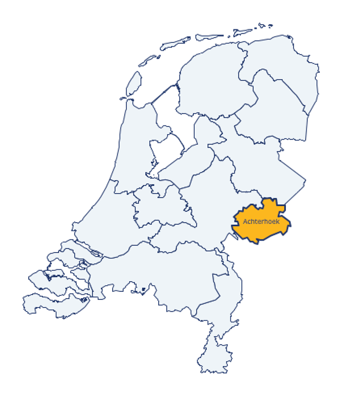 Afbeelding Nederland regio Achterhoek uitgelicht