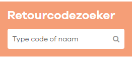 retourcode vinden vektis