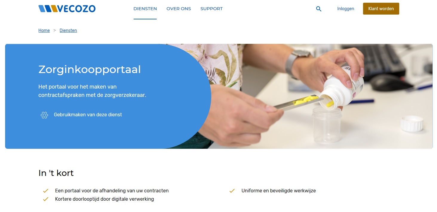 Ondertekening Contract Voortaan Via Vecozo